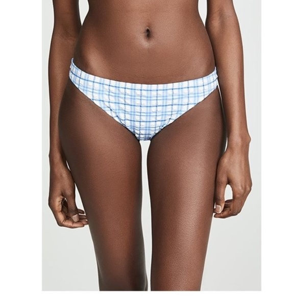 Tory Burch Plaid Hipster Bikini Bottoms - Picture 1 of 10